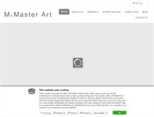 Tablet Screenshot of mcmasterart.com